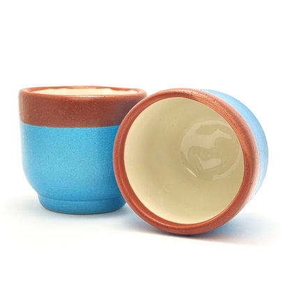 Cup / Blue & Terracotta