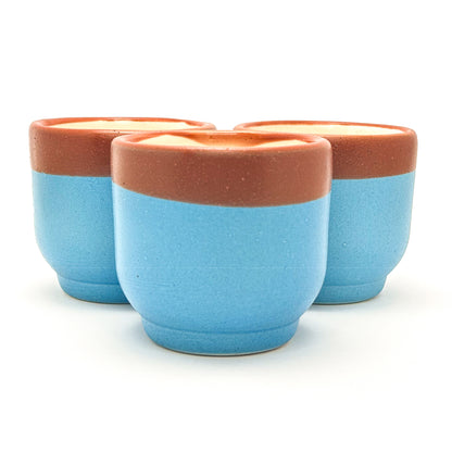 Cup / Blue & Terracotta